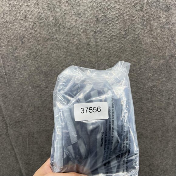 John Varvatos USA Shirt Mens Large Gray Stripe Short Sleeve Crewneck Cotton - Picture 9 of 9